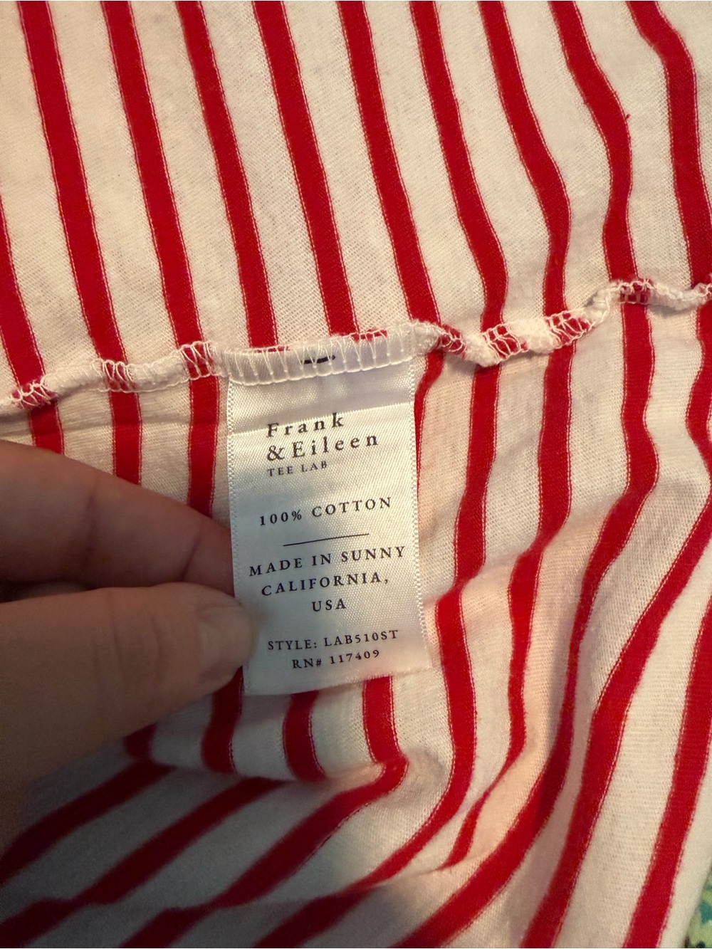 Frankie and Eileen long sleeve stripe top M - Picture 3 of 4